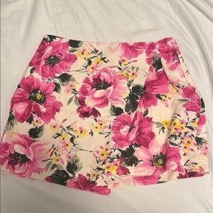 Floral Mini Skirt